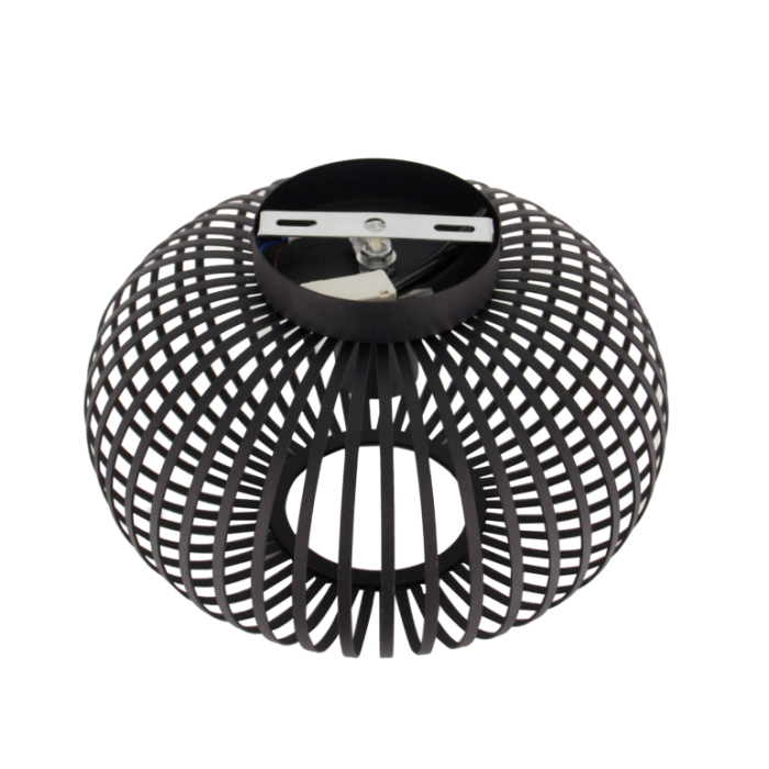 Industrial ceiling light black, Curvato