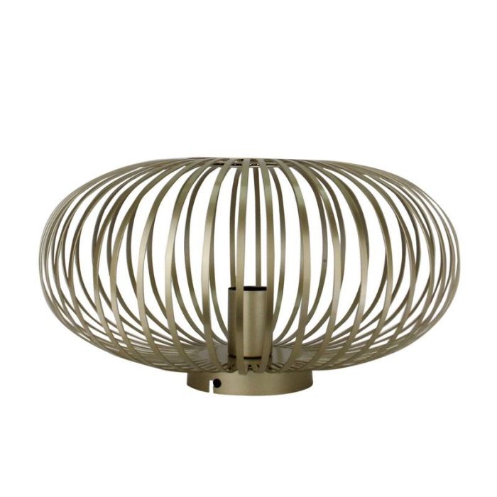 Industrial flush ceiling light gold, Lieve