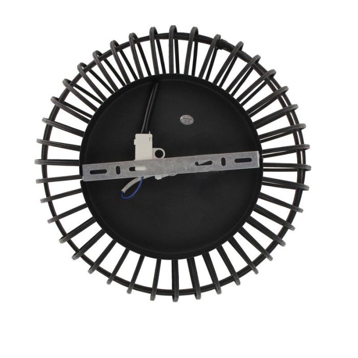Rustic flush ceiling light black, Cherine