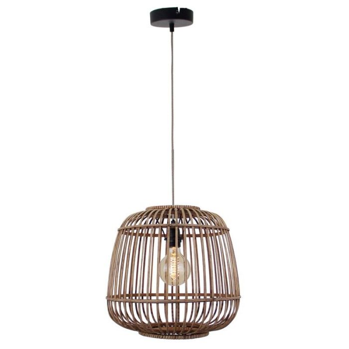 Rustic pendant light brown, Cherine