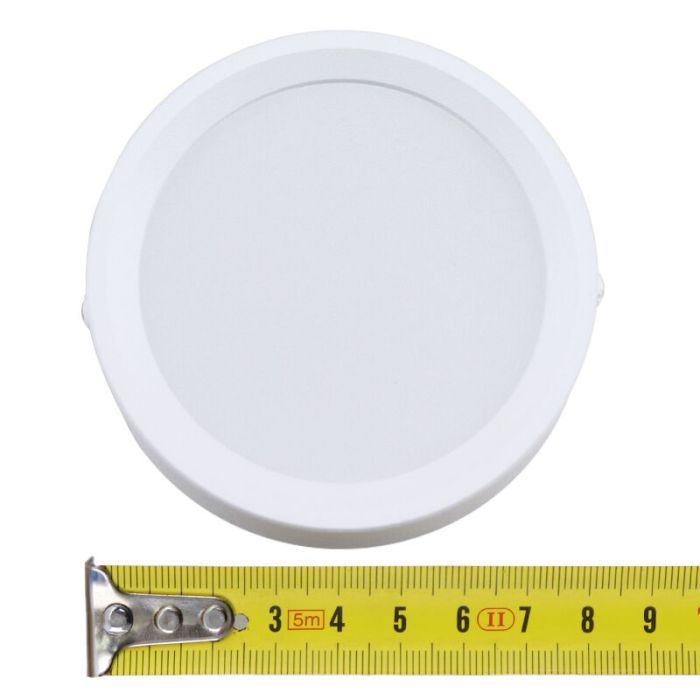 White ceiling light aluminium, Aletta, 5W, 3000K LED