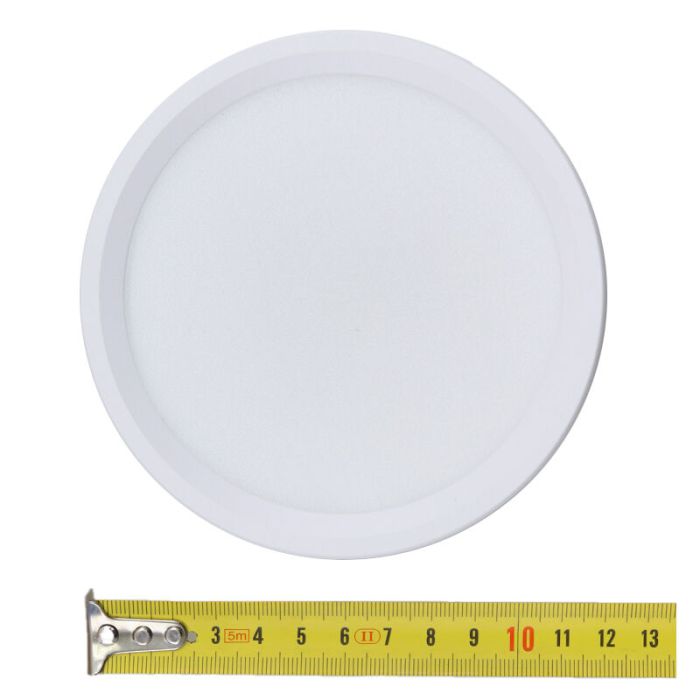 White ceiling light aluminium, Aletta, 15W, 3000K LED