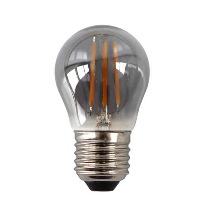 Dimmable E27 LED bulb, P45, 3w, smoke glass, 2200K