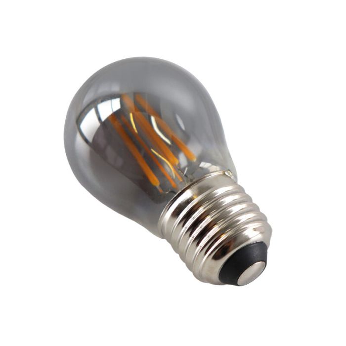 Dimmable E27 LED bulb, P45, 3w, smoke glass, 2200K