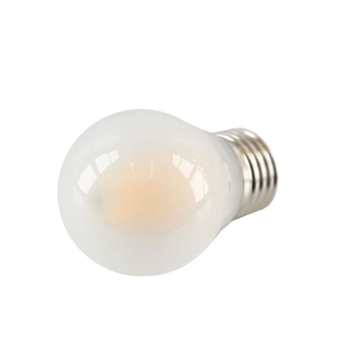 Dimmable E27 LED bulb, P45, 3w, white glass, 2700k