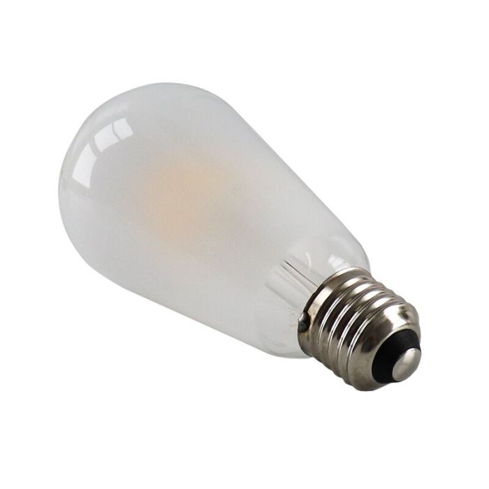 Dimmable E27 Edison LED bulb, ST58, 5w, white glass, 2700k