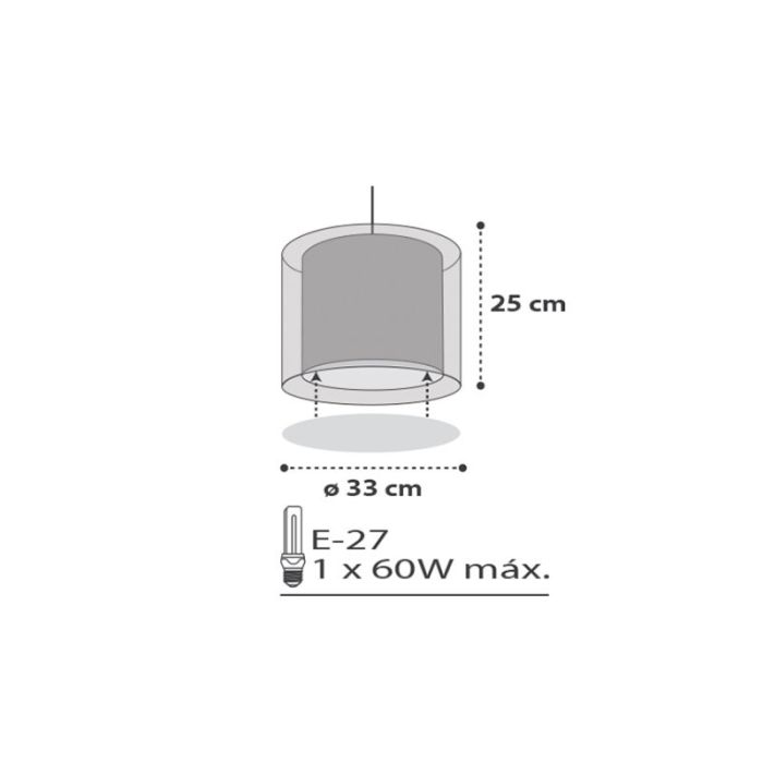 Grey kids pendant light plastic, Clouds
