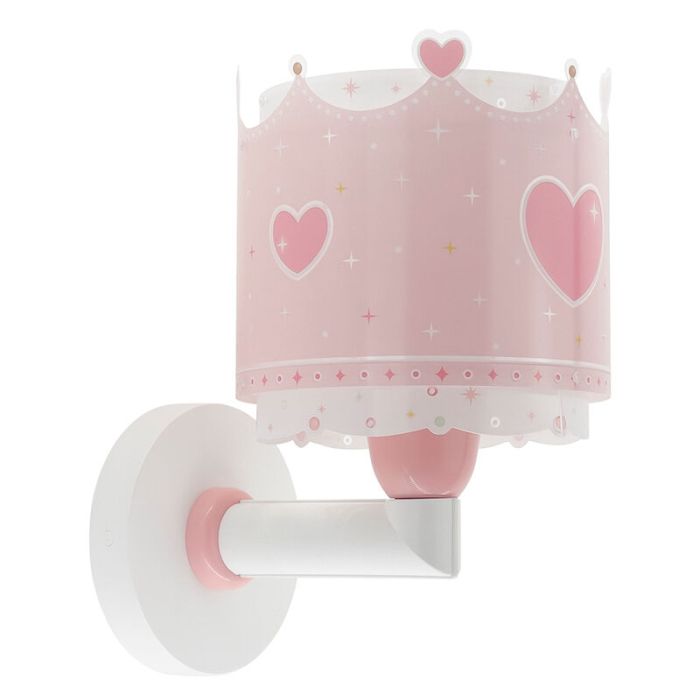 Pink kid's wall light plastic, Queen