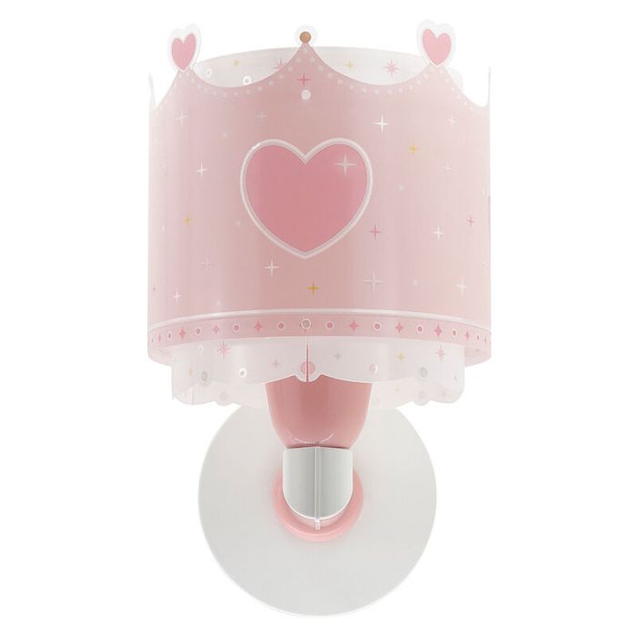 Pink kid's wall light plastic, Queen