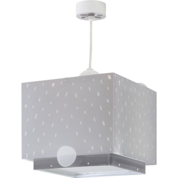 Grey kids pendant light plastic, Bear