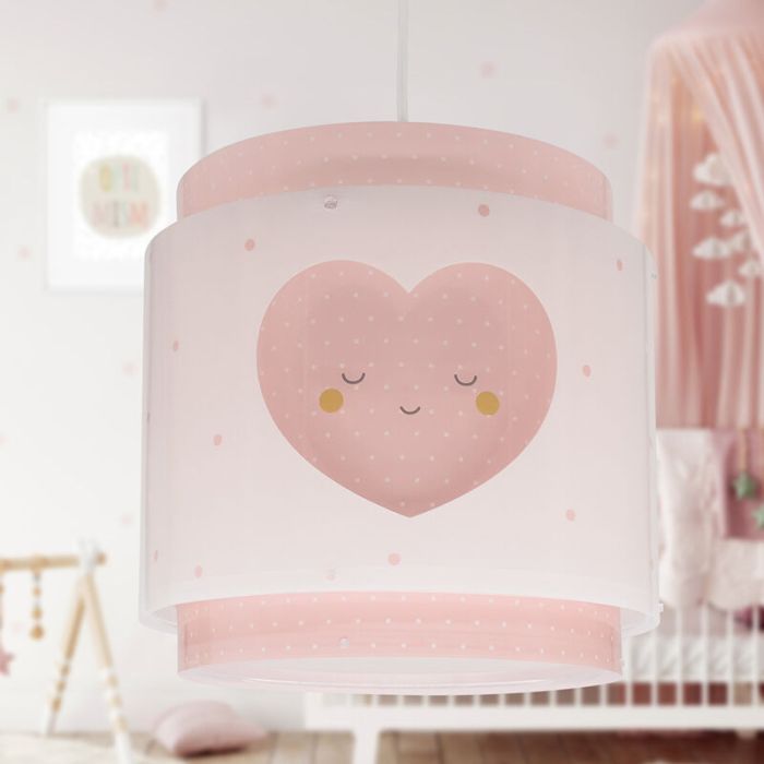 Pink children's pendant light plastic, Dreams