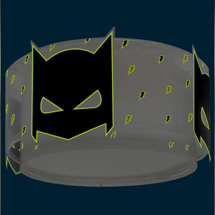Black children's ceiling light plastic, Hero
