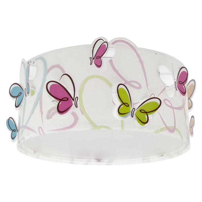 Multicoloured children's ceiling light plastic, Butterfly