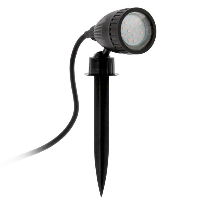 Black garden spike light plastic, Judy, IP44