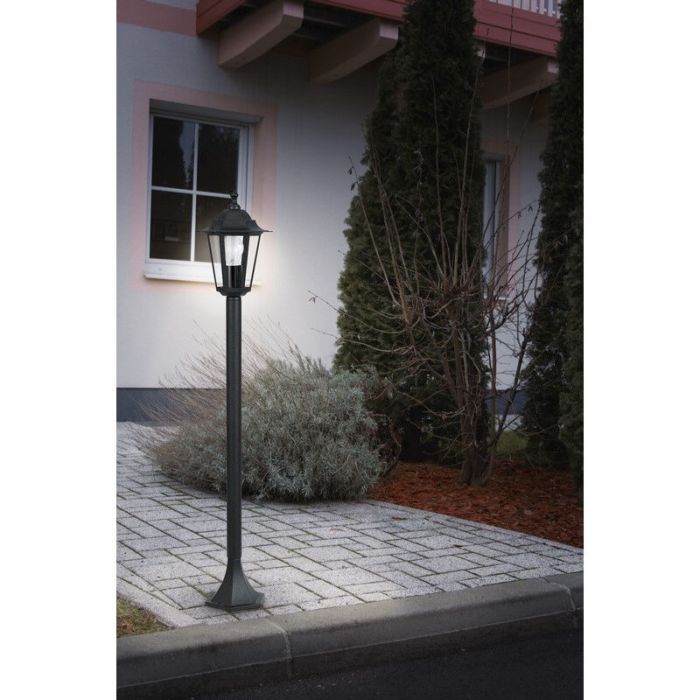 Black classic outdoor light aluminium, Alieke, IP44