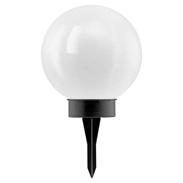 Black garden spike light plastic, Zora, 0,5W, 3000K LED, IP44, with switch