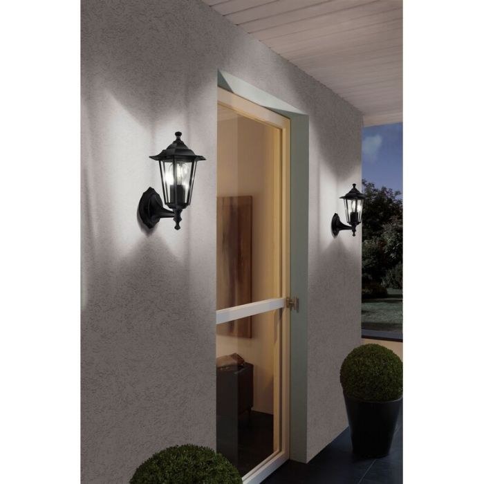 Black classic outdoor light aluminium, Alieke, IP44