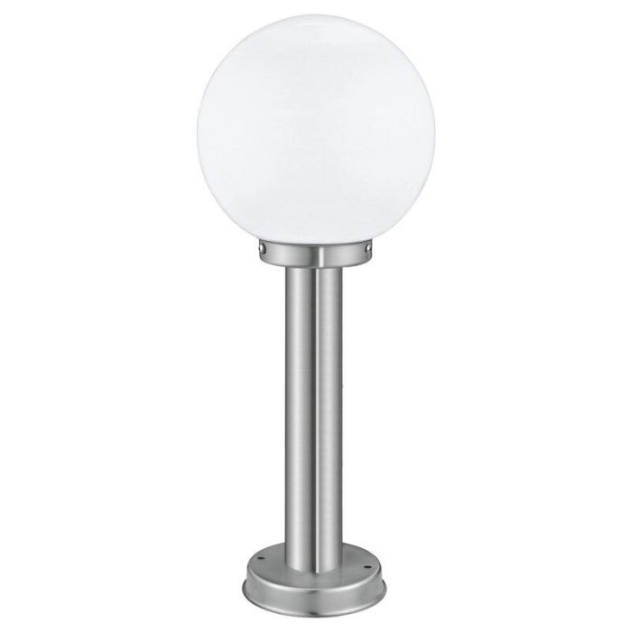 Silver outdoor light stainless steel, Baukje, IP44