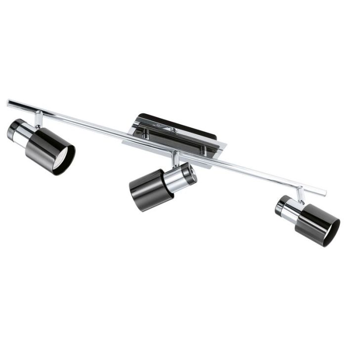 Nickel retro ceiling spotlight steel, Nicolas