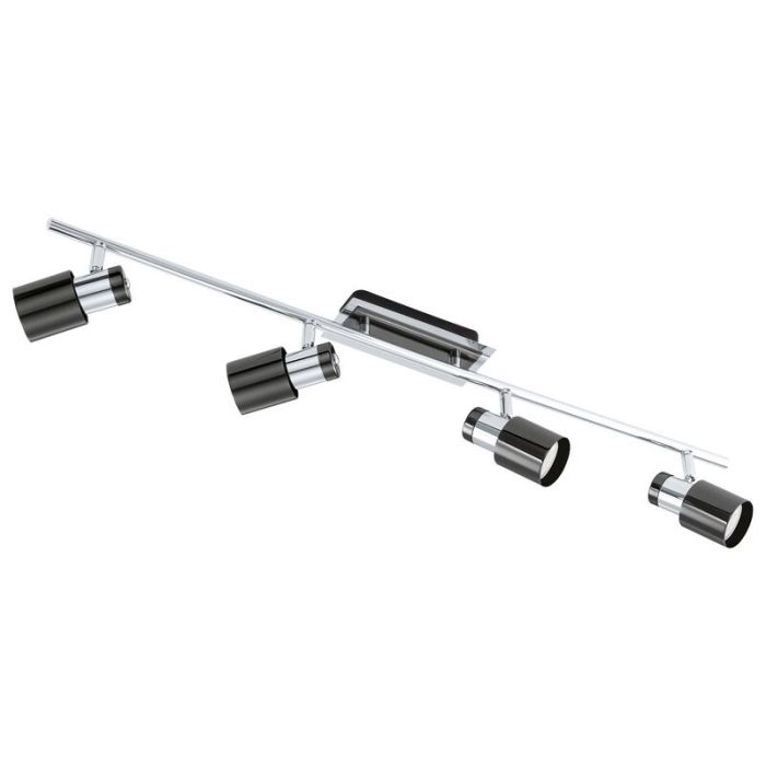 Nickel retro ceiling spotlight steel, Nicolas
