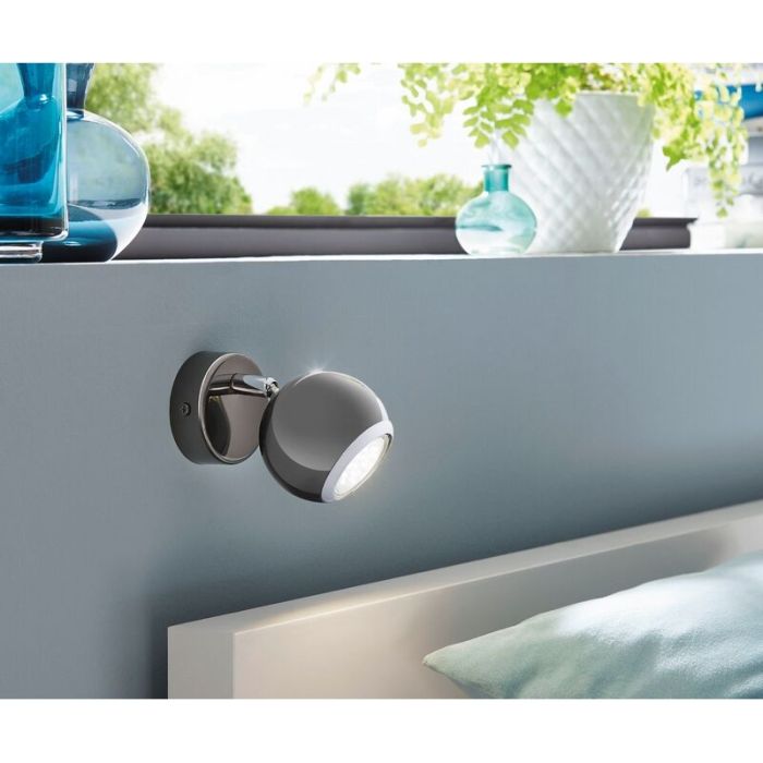 Chrome ceiling spotlight steel, Anissa