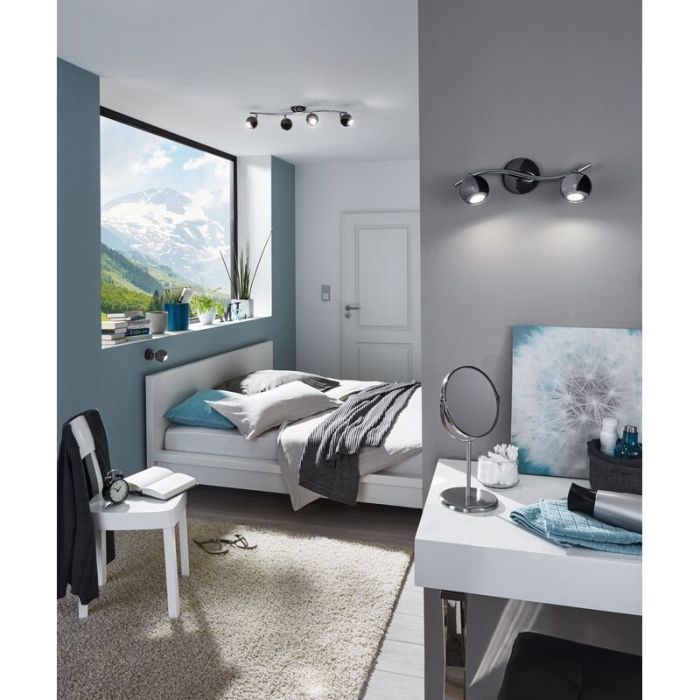 Chrome ceiling spotlight steel, Anissa