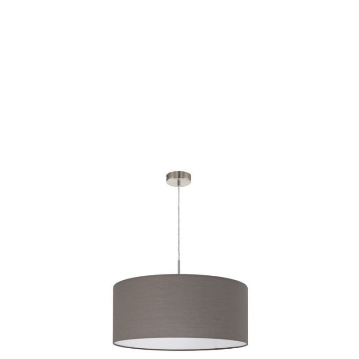 Anthracite modern pendant light fabric, Abano