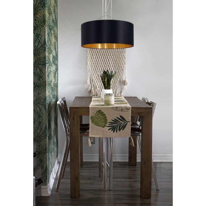 Golden modern pendant light fabric, Terme