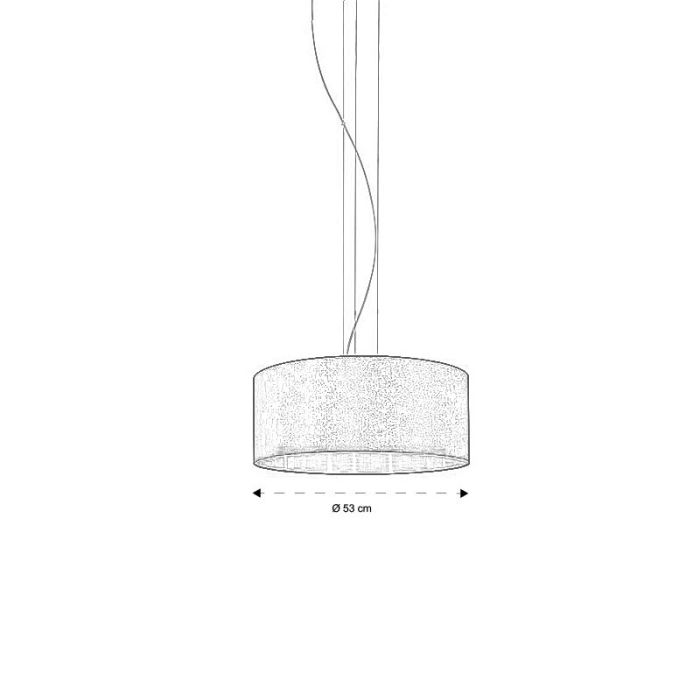 Golden modern pendant light fabric, Terme
