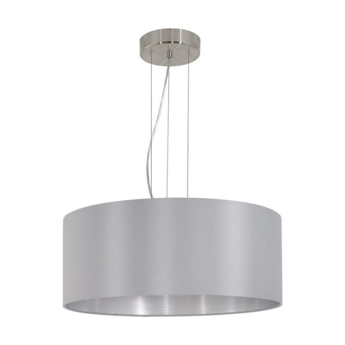 Grey modern pendant light fabric, Terme