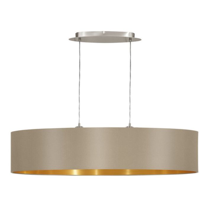 Golden modern pendant light fabric, Terme