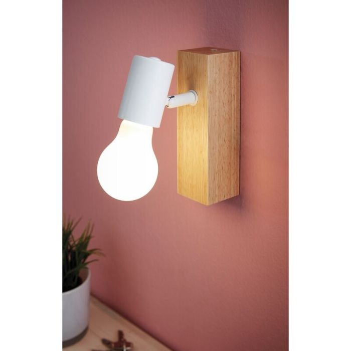 Wood ceiling spotlight brown, Anton