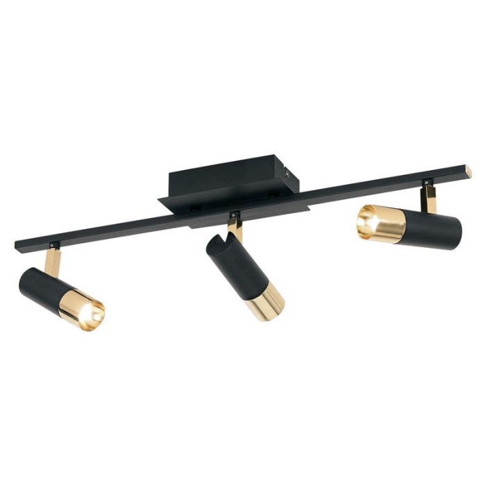 Brass design ceiling spotlight aluminium, Sherida, 5W, 3000K LED