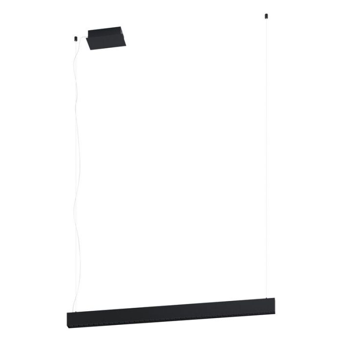 Black modern pendant light steel, Varun, 31W, 3000K LED