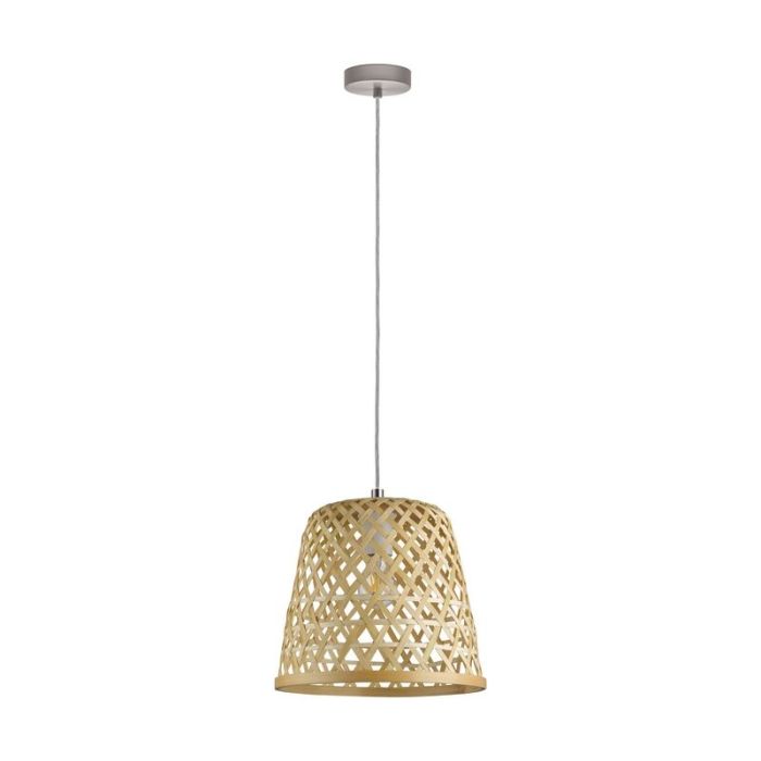 Rattan pendant light brown, Durkje