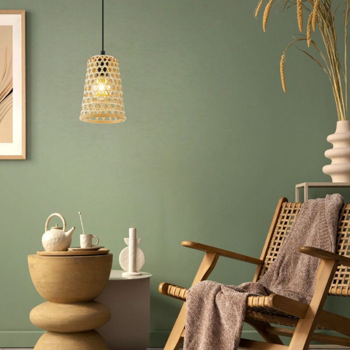 Wooden pendant light, Maiko