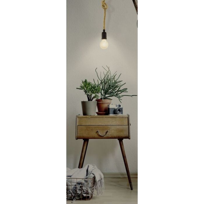 Black industrial pendant light steel, Simeon