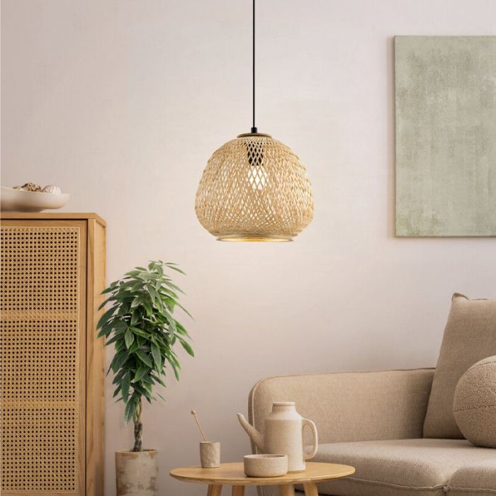 Wooden pendant light, Nicole