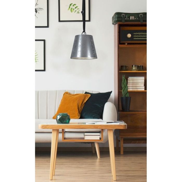 Grey industrial pendant light steel, Maichel