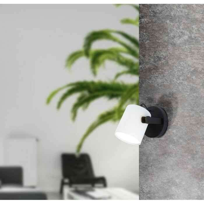 Wood wall light black, Kaspar
