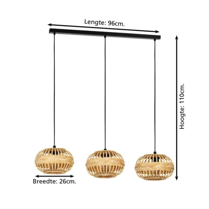 Brown rustic pendant light metal, Firenze