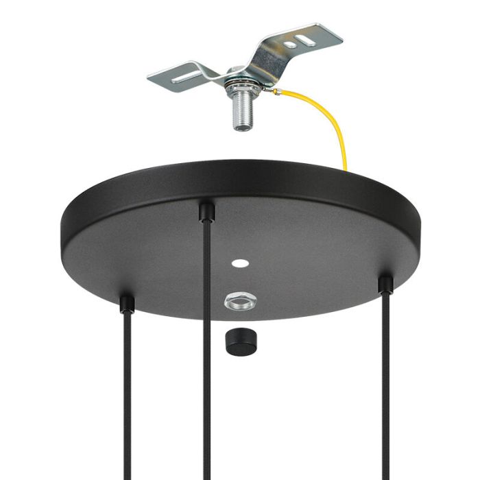 Brown rustic pendant light metal, Firenze