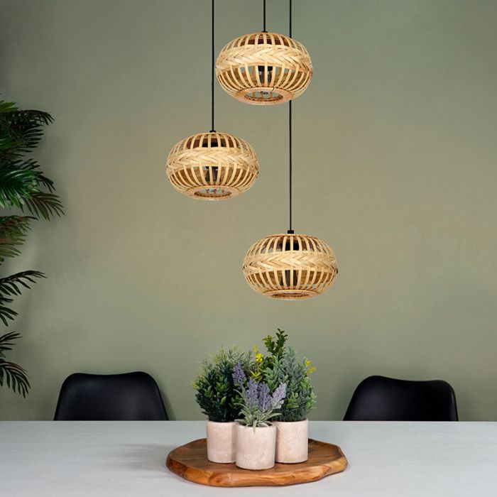 Brown rustic pendant light metal, Firenze
