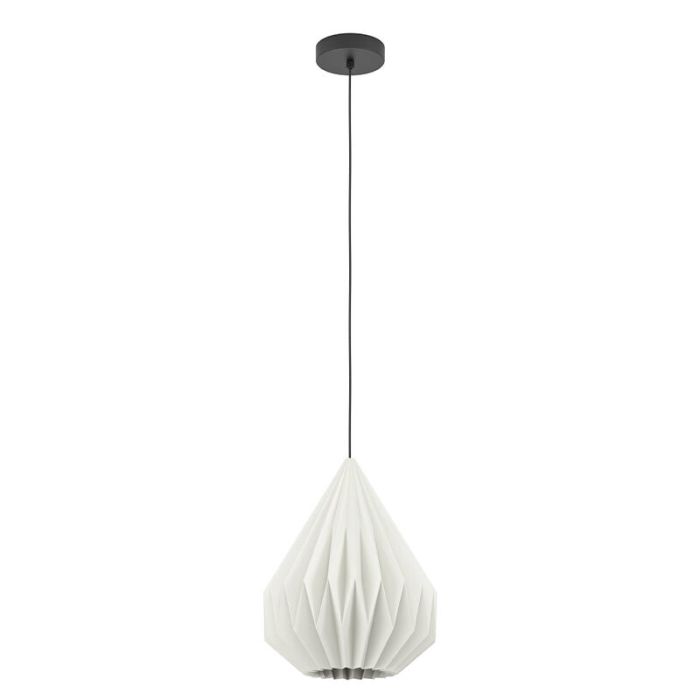Paper pendant light white, Leco