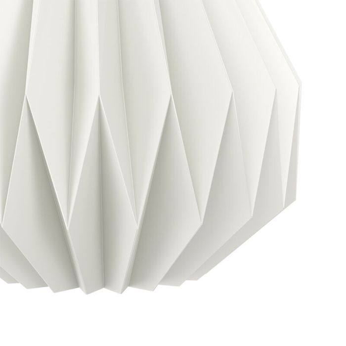 Paper pendant light white, Leco