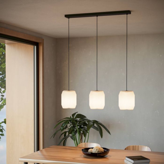 Paper pendant light white, Kars