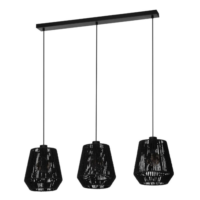 Paper pendant light black, Caine