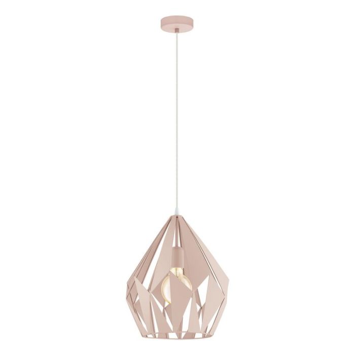 Pink design pendant light metal, Acri