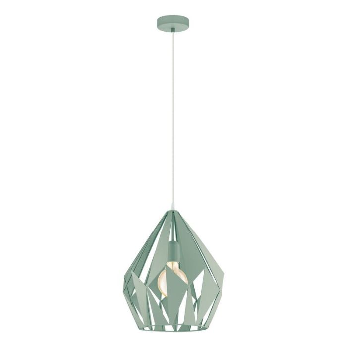 Green design pendant light metal, Acri