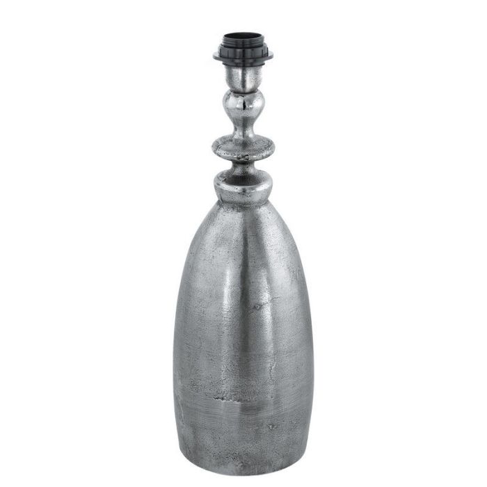 Nickel retro table lamp aluminium, Abdel, with switch